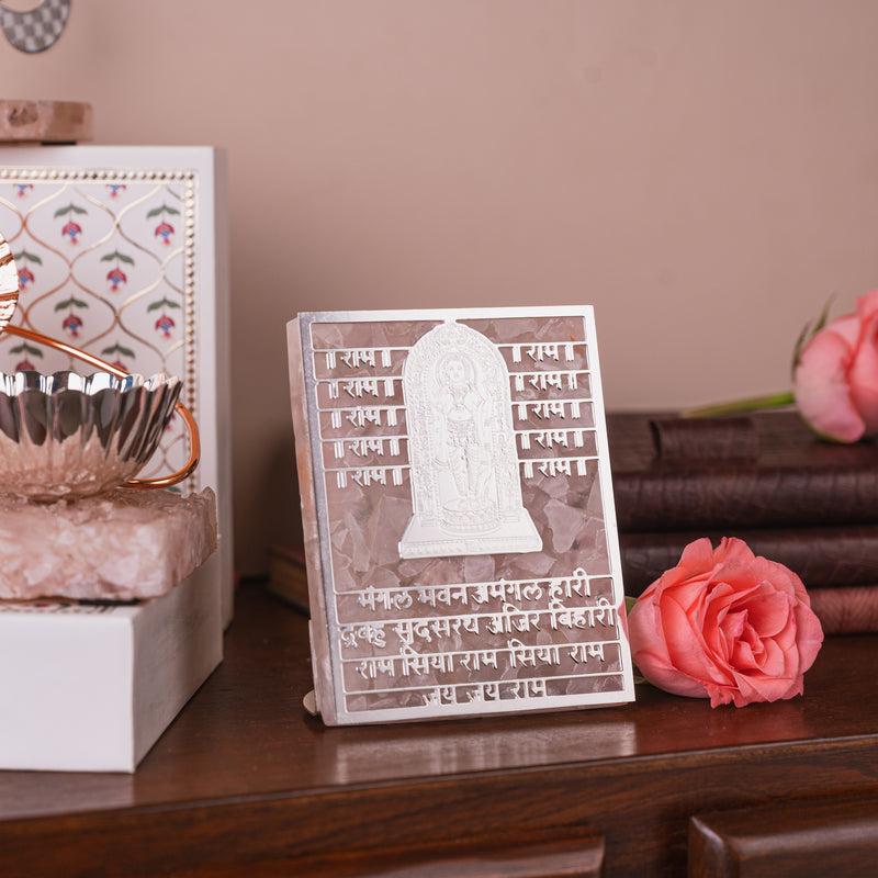Ram Lalla Rose Quartz Tea Light Holder