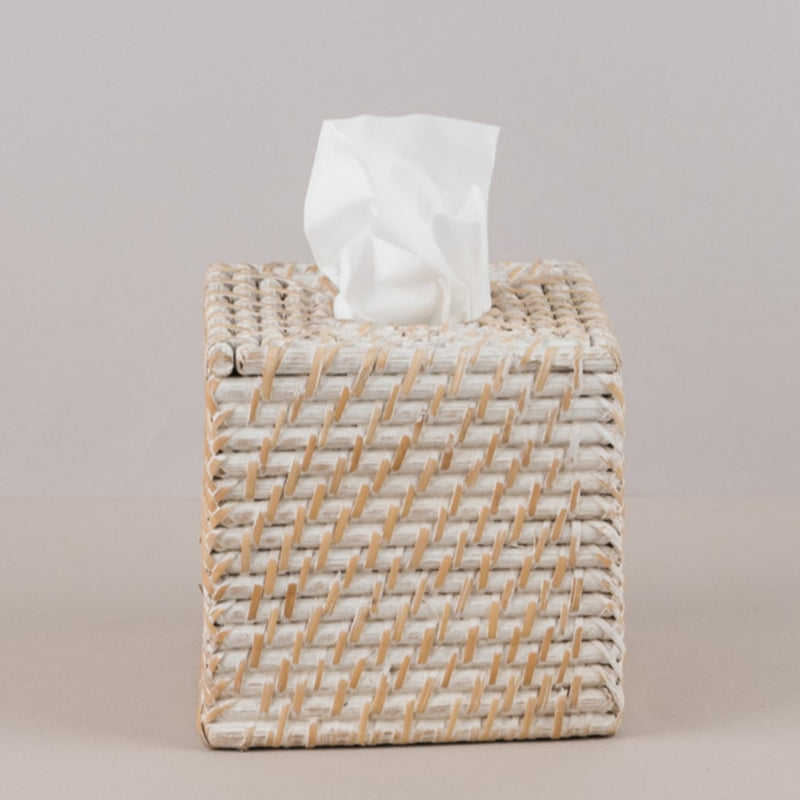 Bahamas Rattan Tissue Box