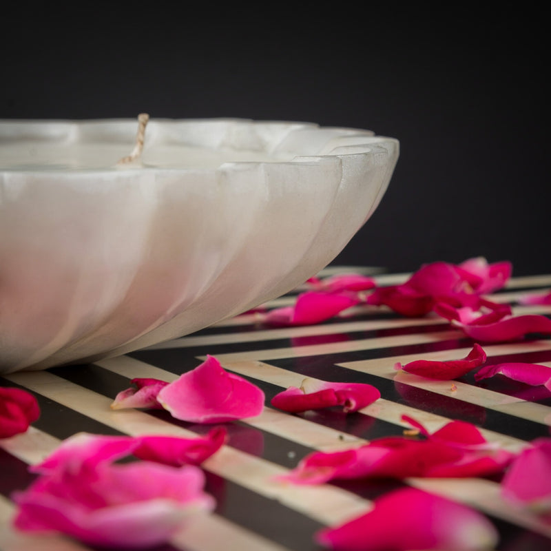 Mumtaz Marble Urli Candle (L)
