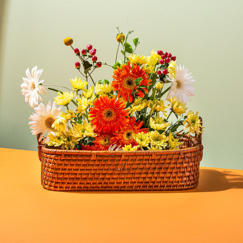 Ceylon Rattan Basket